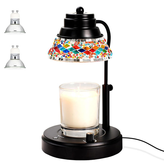 Candle Warmer with Time,Candle Lamp Warmer with Dimmable,Candl